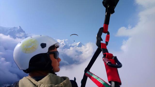 parapente chamonix Planpraz