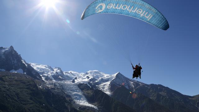 parapente chamonix Planpraz